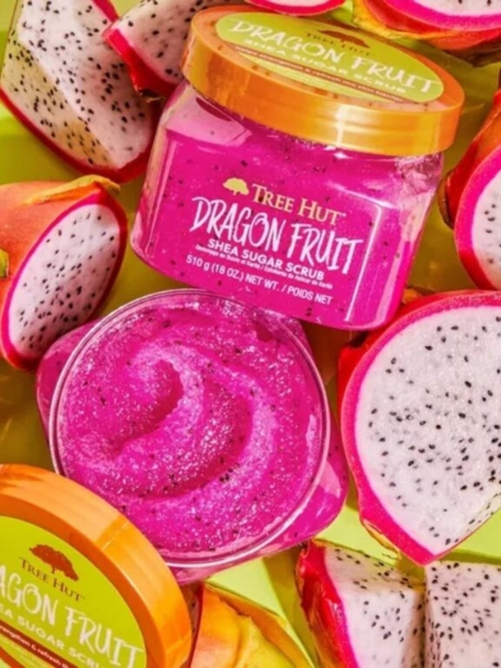 Tree Hut Dragon Fruit Shea Sugar Scrub - Bright Pink